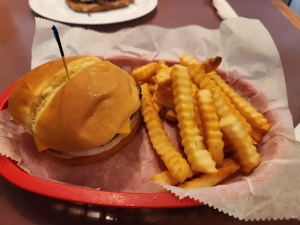 Cheeseburger and Fries